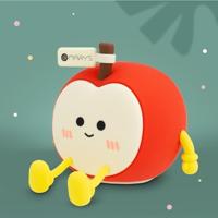 Oplaadbaar nachtlampje appel rood - thumbnail