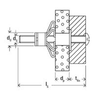 Fischer 519782 HM 6 x 65 S Hollewandplug 65 mm 12 mm 50 stuk(s) - thumbnail