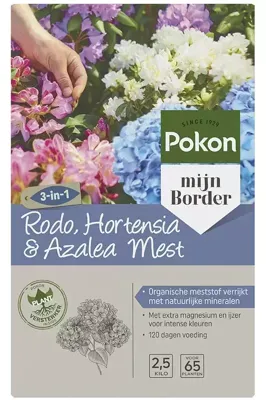 Pokon Rhododendron, Hortensia & Azalea Mest 2,5kg - 7202010014 Pokon Rhododendron, Hortensia & Azalea Mest 2,5kg - 7202010014