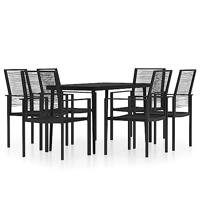 7-delige Tuinset zwart - thumbnail