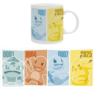 Pokemon Mug - Pikachu & Kanto Starters - thumbnail