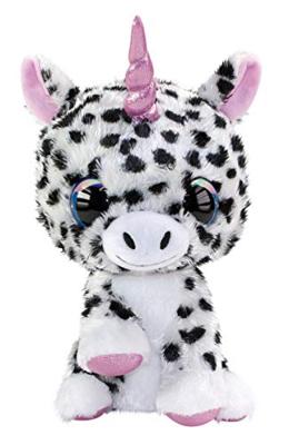 Lumo Stars knuffel - unicorn pilkku, 24cm