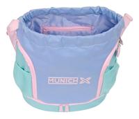 Schoolrugzak Munich Mellow Blauw Roze Celeste 35 x 40 x 1 cm - thumbnail
