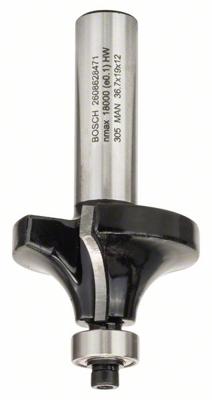 Bosch Accessories 2608628471 Afrondfrees Lengte 70 mm Schachtdiameter 12 mm