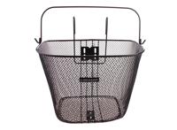 Dunlop Fietsmand - 22 liter - zwart - metaal - met haken - thumbnail