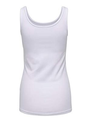 Only Onllive Love S/l Tank Top Noos Tops En Singlets White