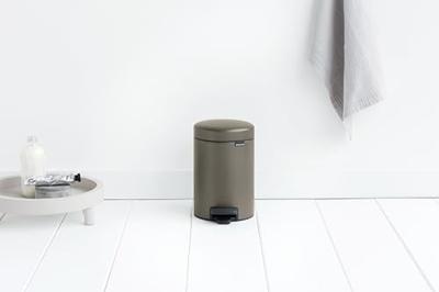 Brabantia pedaalemmer Newlcon 3 liter platinum - thumbnail