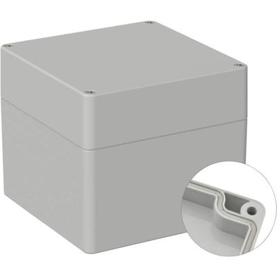 TRU COMPONENTS TC-9065512 Outdoorbehuizing 122 x 120 x 105 Polycarbonaat Grijs-wit (RAL 7035) 1 stuk(s)