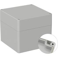 TRU COMPONENTS TC-9065512 Outdoorbehuizing 122 x 120 x 105 Polycarbonaat Grijs-wit (RAL 7035) 1 stuk(s) - thumbnail