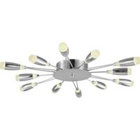 LED Plafondlamp Fave 62W - Natuurlijk Wit 4000K - Chroom Aluminium - thumbnail