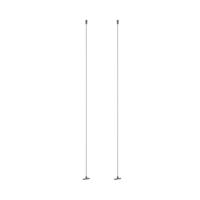 Lucide Premium LINIAL Ophangkabel - 1-fase Railsysteem / Railverlichting - Mat Zwart Chroom - thumbnail