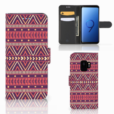 Samsung Galaxy S9 | Telefoon Hoesje | Aztec Paars Samsung Galaxy S9 | Telefoon Hoesje | Aztec Paars