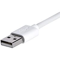 StarTech.com Haakse Lightning naar USB kabel 2m - wit - thumbnail