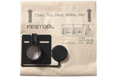 Festool Accessoires FILTERZAKKEN CTL 22 (5x) | 452970