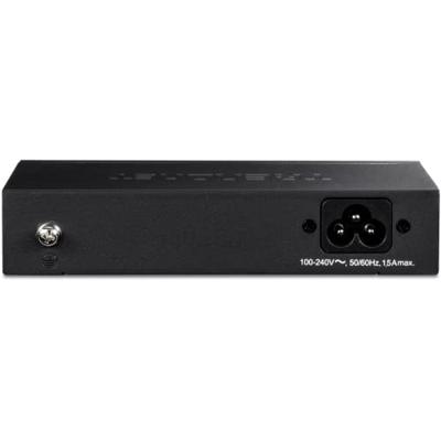 TRENDnet TPE-S50 6-poorts PoE-switch 10/100Mbps 60W TRENDnet TPE-S50 6-poorts PoE-switch 10/100Mbps 60W