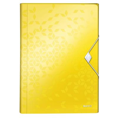 Projectmap leitz wow voor a4 6 vaks pp geel | 5 stuks Projectmap leitz wow voor a4 6 vaks pp geel | 5 stuks