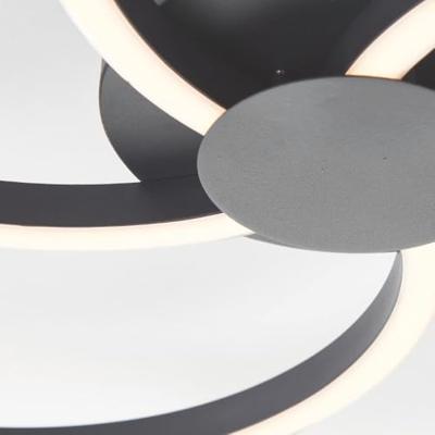 Brilliant Dimbare plafondlampFico zwart - G80661/06