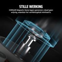 Corsair LX120-R RGB iC PC-ventilator Zwart (b x h x d) 120 x 120 x 20 mm - thumbnail