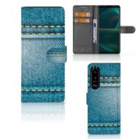 Sony Xperia 5III | Wallet Case | met Pasjes | Jeans - thumbnail