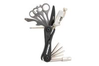 Massi Multifunctioneel gereedschap 18 functies - Zwart - thumbnail