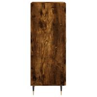 Dressoir 34,5x34x90 cm bewerkt hout gerookt eiken - thumbnail