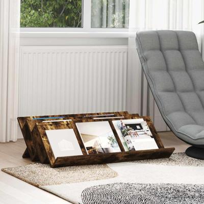 Bijzetkast Gerookt eiken 90 x 57,5 x 42 cm Bewerkt hout Bijzetkast Gerookt eiken 90 x 57,5 x 42 cm Bewerkt hout