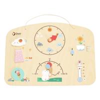 Classic World world houten weermeter - thumbnail