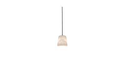 New Works Material Hanglamp - Wit marmer