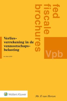 Verliesverrekening in de vennootschapsbelasting - F. van Horzen - Paperback (9789013145427)