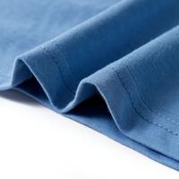 Kindershirt met korte mouwen 104 middenblauw - thumbnail