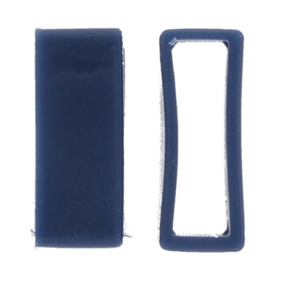 Horlogeband Passantje/Lusje Rubber Blauw 30mm