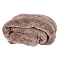 Plaid Fluffy 150x200 cm Taupe - thumbnail
