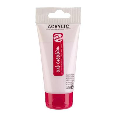 Acrylverf tac 390 pastelroze tube 75ml | 3 stuks