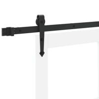 Schuifdeur met Hardware Set Wit 73.5x211 cm Massief Hout - thumbnail