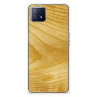 OPPO A53 5G | OPPO A73 5G | Bumper Hoesje | Licht Hout - thumbnail