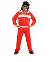 Foute rode trainingspak carnaval - thumbnail