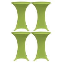 VidaXL Tafelhoes stretch 4 st 80 cm groen - thumbnail