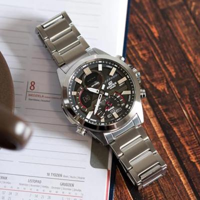 Horloge - CASIO - ECB-30D-1AEF - 52,3 mm - Zilver