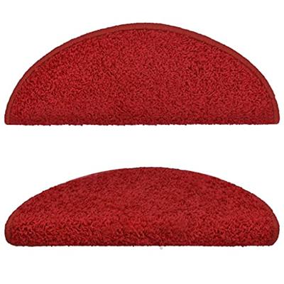 Trapmatten 15 st 65x21x4 cm Rood Halfrond Groot