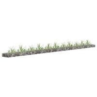 VidaXL Gabion plantenbak verhoogd 450x30x10 cm gegalvaniseerd staal - thumbnail