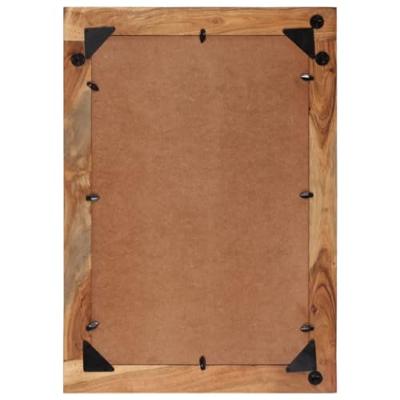 VidaXL Spiegel 70x50 cm massief gerecycled hout en glas