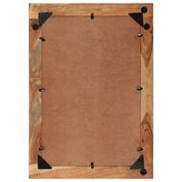 VidaXL Spiegel 70x50 cm massief gerecycled hout en glas - thumbnail