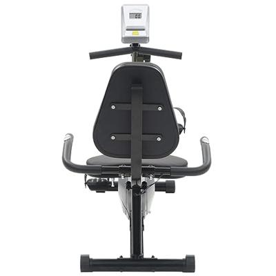VidaXL Ligfiets hometrainer magnetisch met hartslagmeter