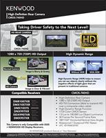 Kenwood CMOS-740HD 1280p High Definition Rear & Front Dash Camera, Voor Gebruik Met DMX9720XDS - thumbnail