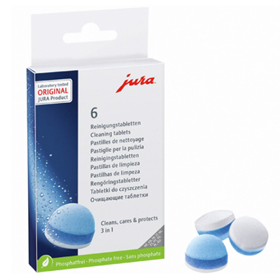Jura 3 in 1 reinigingstabl. (6 st.) Reinigingstablet