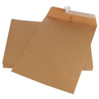 Gallery enveloppen ft 250 x 353 mm, stripsluiting, bruine kraft, doos van 250 stuks - thumbnail