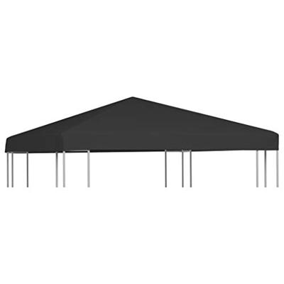 Prieeldak 270 g/m² 3x3 m zwart