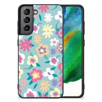 Samsung Galaxy S21FE Bloemen Hoesje Flower Power - thumbnail