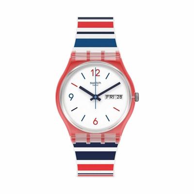 Horloge Heren Swatch SEA BARCODE Wit (Ø 34 mm) Horloge Heren Swatch SEA BARCODE Wit (Ø 34 mm)