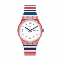 Horloge Heren Swatch SEA BARCODE Wit (Ø 34 mm) - thumbnail